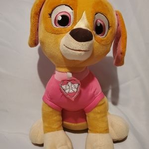 Pink Paw Patrol Plush Skye 16" Nickelodeon Girl Dog Puppy Stuffed Animal
